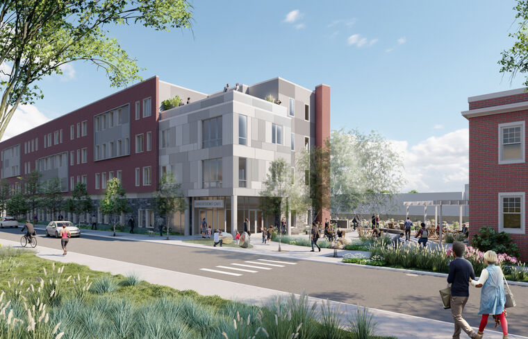 2020 03 31托灵顿零售广场渲染白色标志